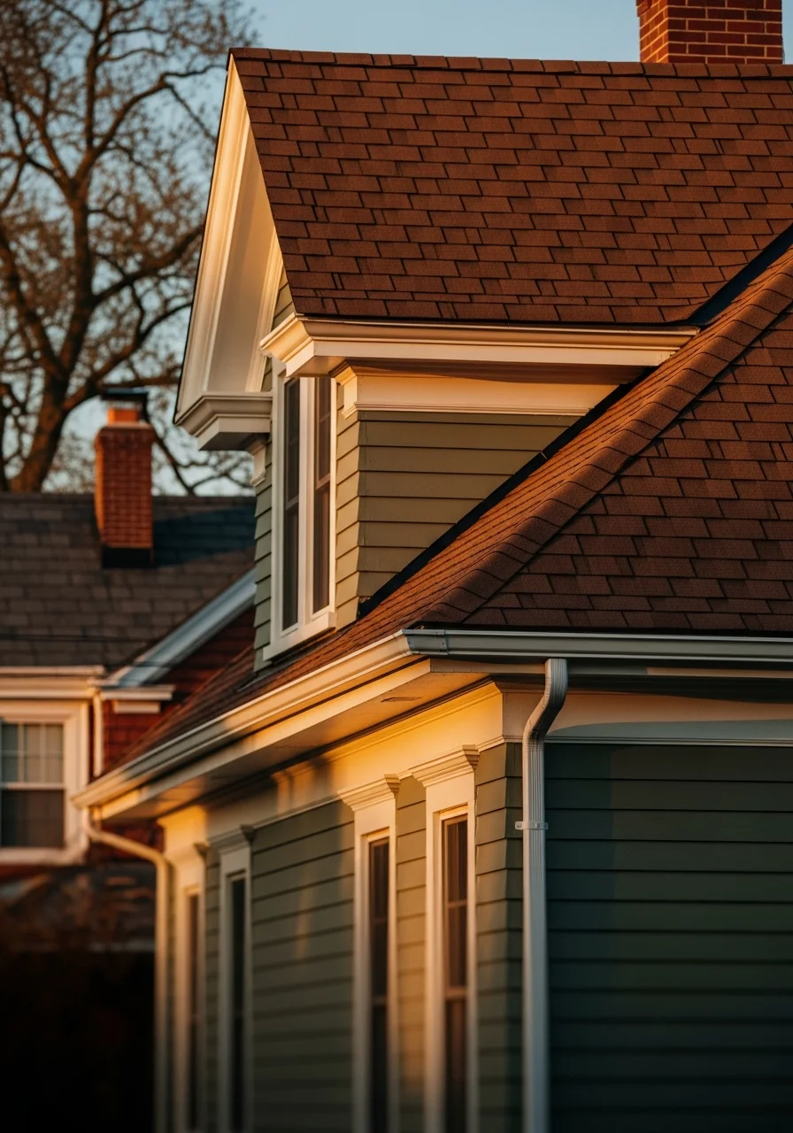 Close-up of a Newark home showing quality exterior work and attention to local building standards.